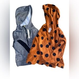 GIRLS EUC BUNDLE OF 2 SWEATSHIRTS SZ 2T